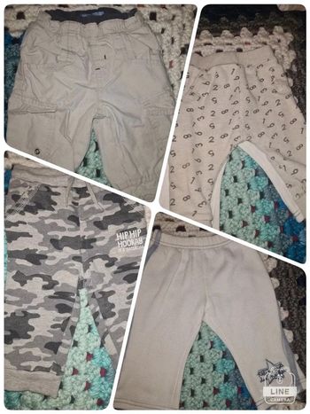 Lot de 3 pantalons type jogging 9mois
