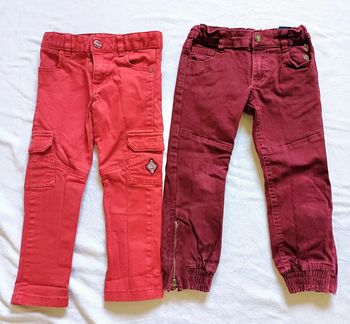Mot de 2 pantalons Sergent Major 24 mois