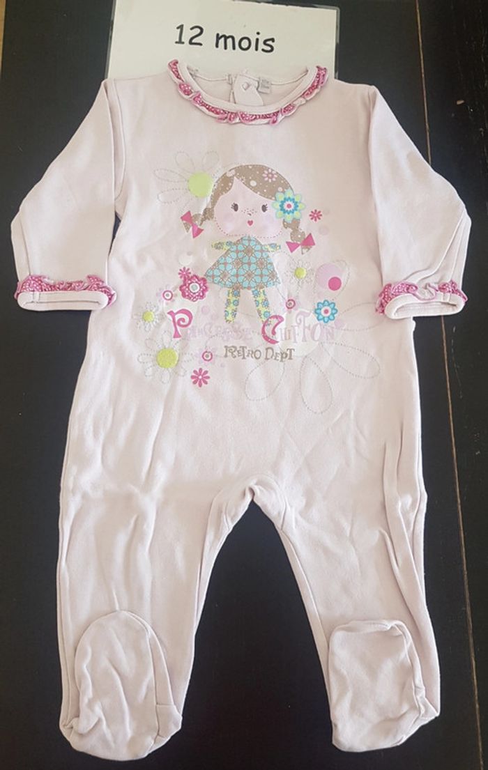 Pyjama princesse chiffon 12 mois