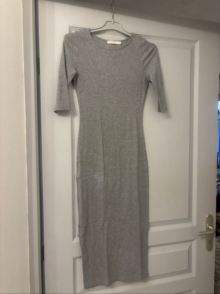 Robe longue moulante manches courtes Vera & Lucy S