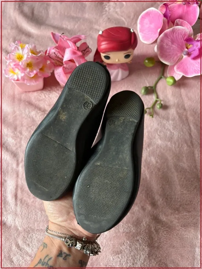 Ballerines noires Inextenso - Pointure 26 - Très bon état - photo numéro 3