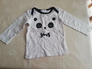 TS blanc manches longues 80 cm la redoute