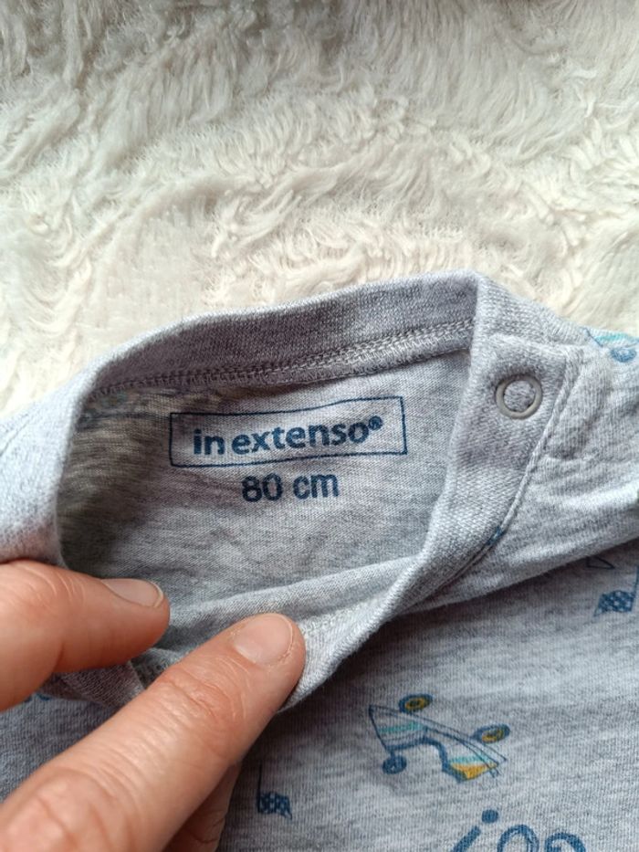 Sweat col V sans manche Garçon 12 mois In Extenso - photo numéro 10