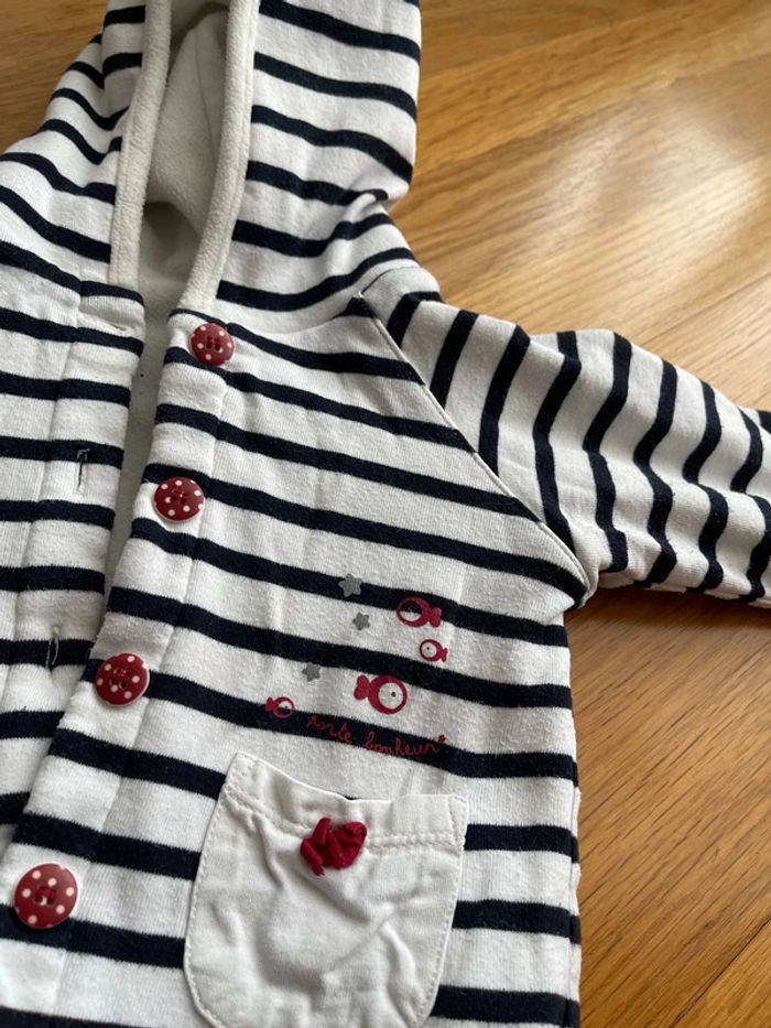 Gilet Terre de marins taille 12 mois - photo numéro 7
