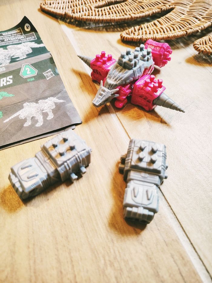 🤖 Power rangers dino fury T-Rex Ankylo Hammer zord et Tiger claw zord - zord link Megazord - photo numéro 9