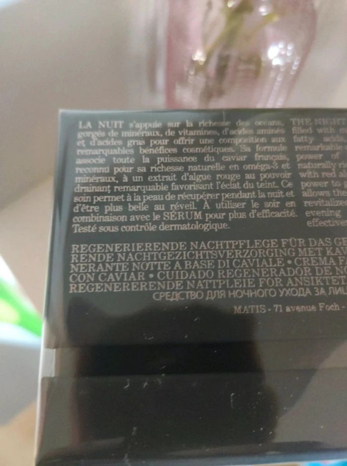 Matis La nuit Soin régénérant au caviar - photo numéro 5