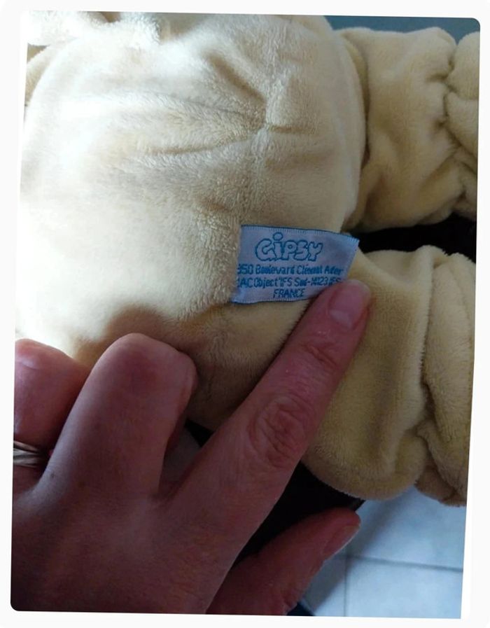 Peluche Baby Bear jaune - photo numéro 4