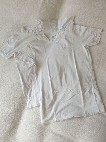 2 T-shirts col V