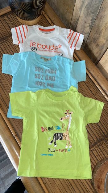 Lot de 3 tee shirt