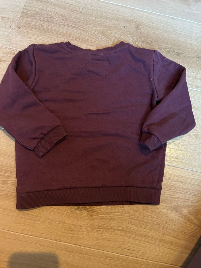 Sweat chaud prune fille - photo numéro 2