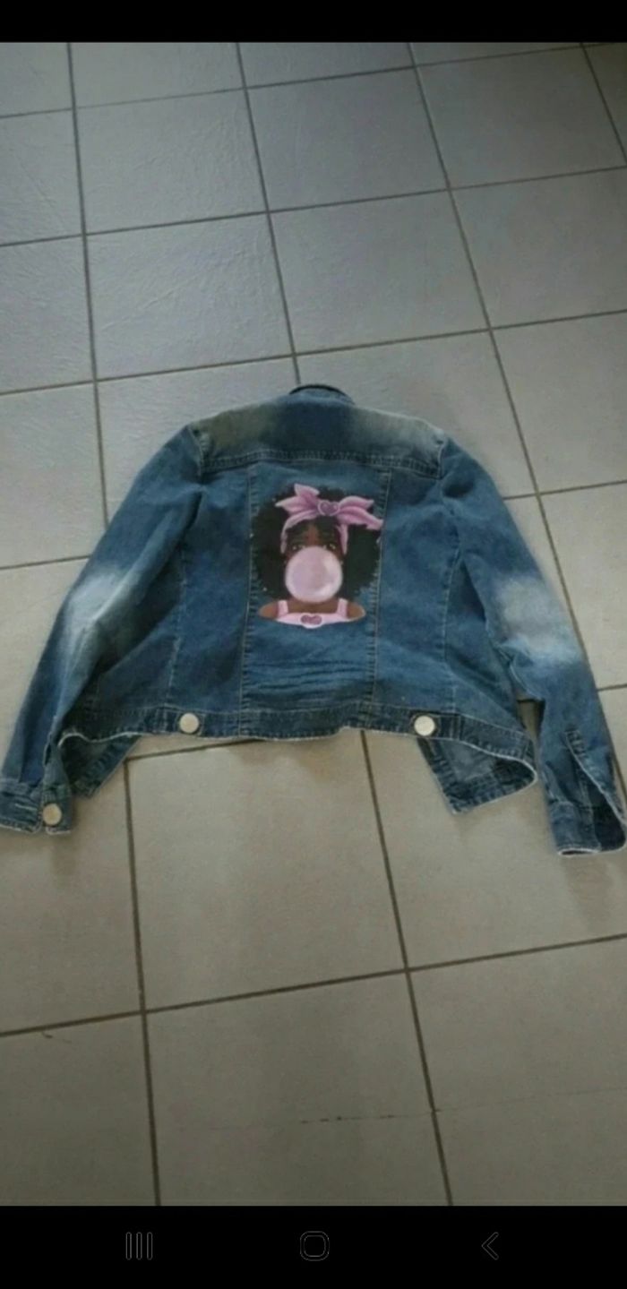 Veste jeans transfert 36 S