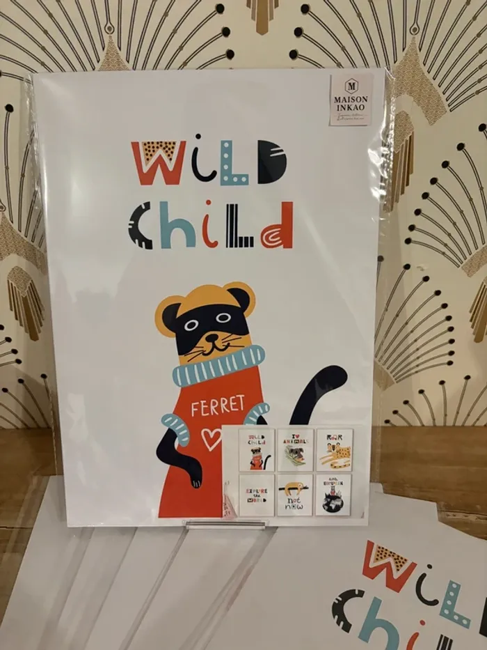 Affiches “Little Explorer” pour chambre enfant