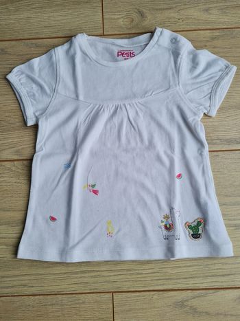 Tshirt blanc La compagnie des petits 18 mois