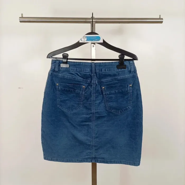 Jupe en jean bleu medium C’est Beau la Vie - Taille 40 A1028 - photo numéro 6