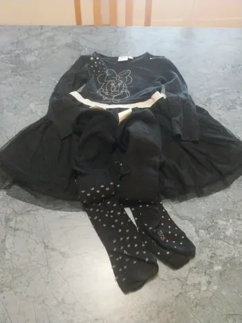 Robe avec collant 3 ans