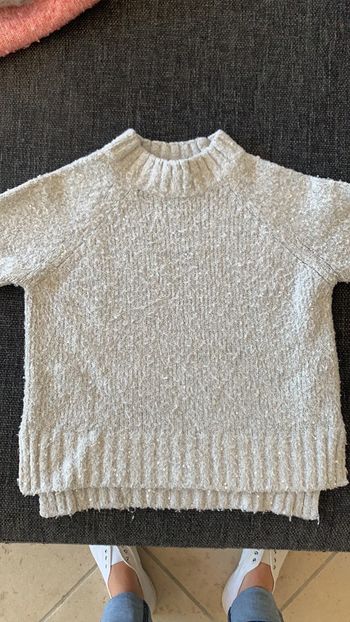 Pull gris à sequin, Mayoral, 6 ans en bon état
