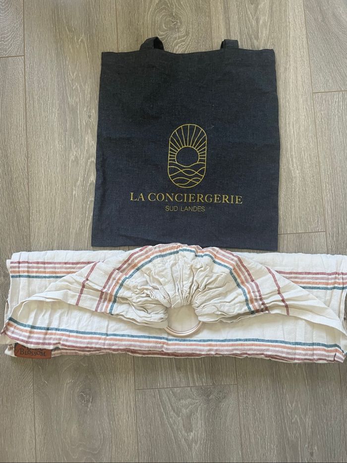 Portage sling ringsling de la marque Bud&Blossom  100% lin - photo numéro 2