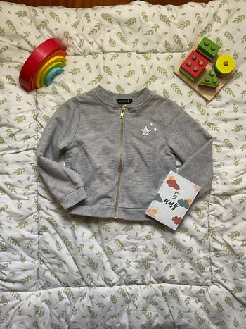 gilet zippé gris in extenso 5 ans