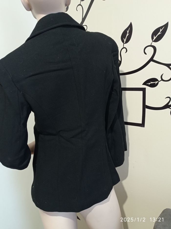 blazer noir Naf Naf taille 42 réf 220 P00 - photo numéro 4
