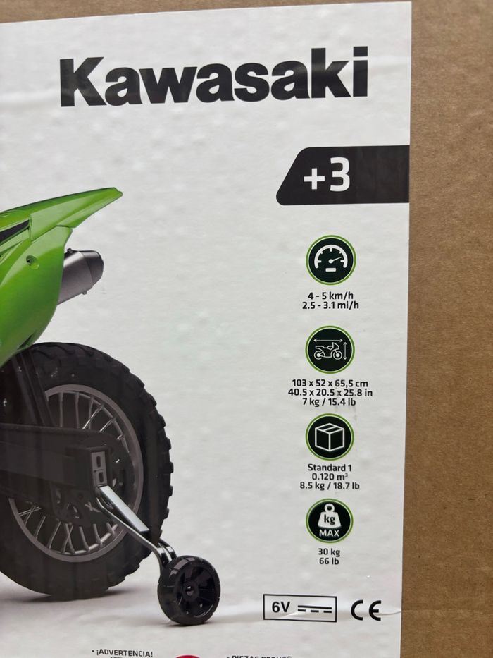 Petite moto électrique KAWASAKI 85KX - photo numéro 3