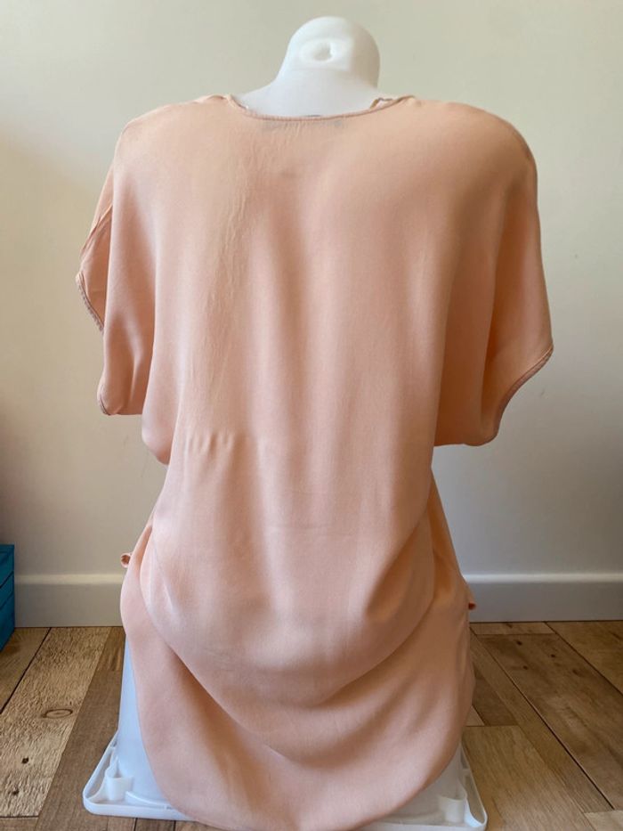 Haut Zara rose et noir - photo numéro 4