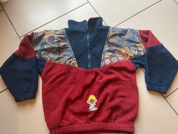Pull camionneur polaire vintage