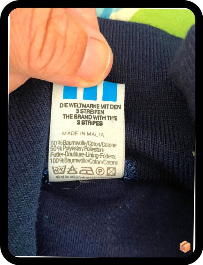 Veste Adidas Originals – Taille M – Marine/Rouge/Ciel – Homme - photo numéro 6