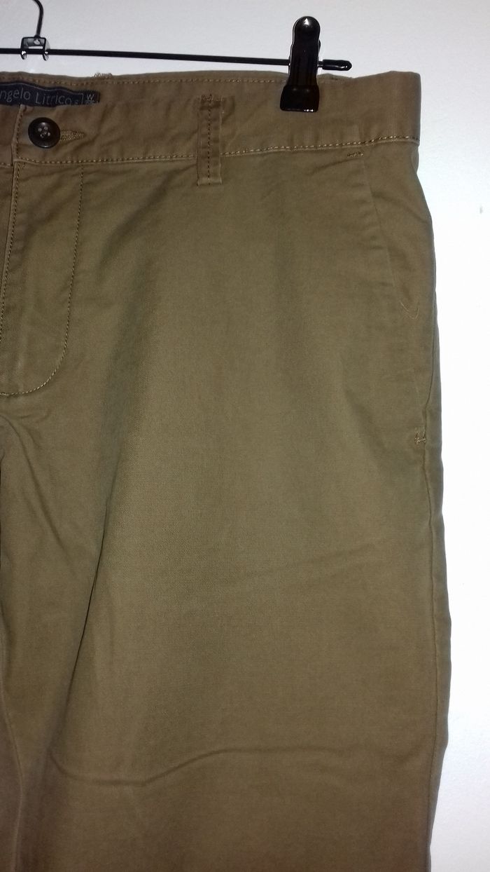 Pantalon Chino régular marron - Angelo Litrico - T. W38/L32 - - photo numéro 7
