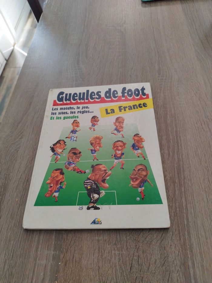 Livre les gueules du foot