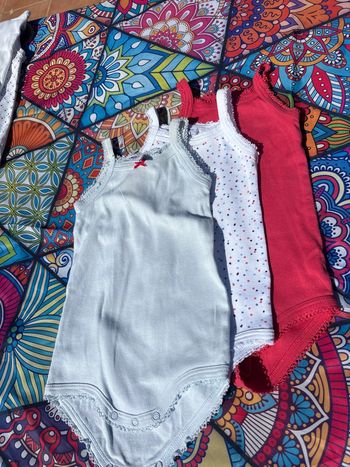 Lot de 3 bodies Petit Bateau 3M
