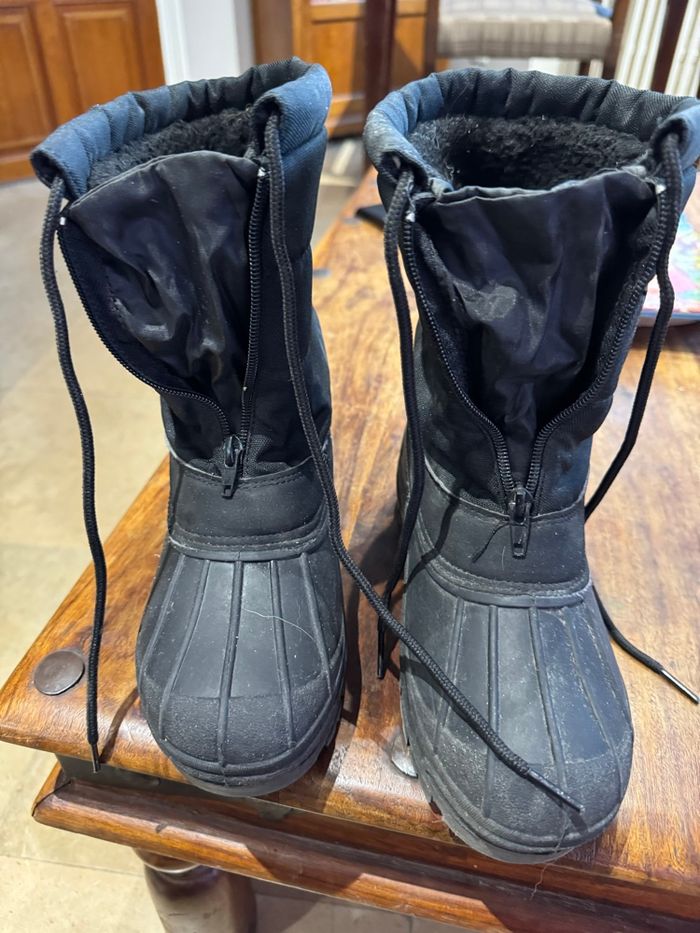 Bottes de neige après ski  37 unisexe noir - photo numéro 2
