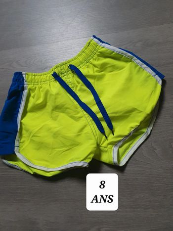 Short de bain 8ans