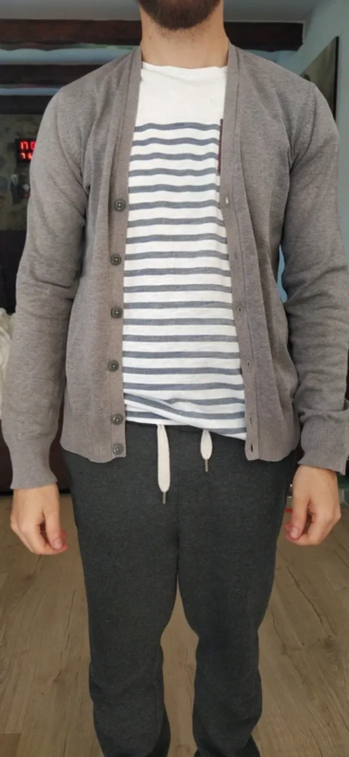 Cardigan gris
