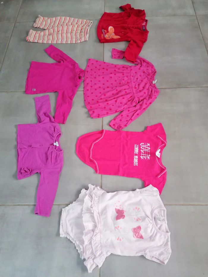 Lot 12mois bébé fille #12mois_bébé_krocaro - photo numéro 3