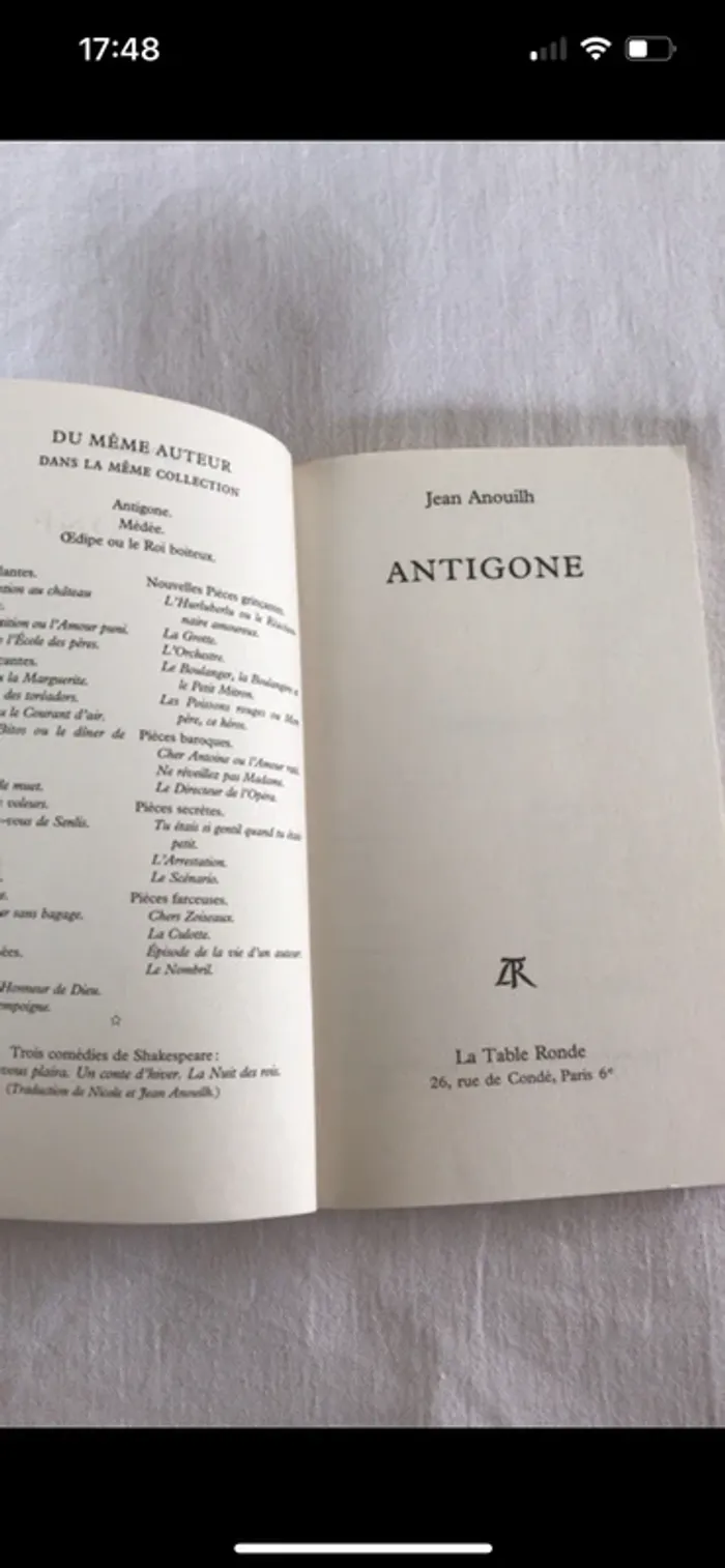 Jean Anouilh : Antigone - photo numéro 3