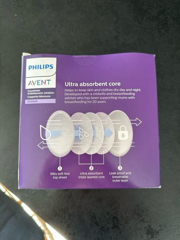 60 coussinets d’allaitement adhésifs