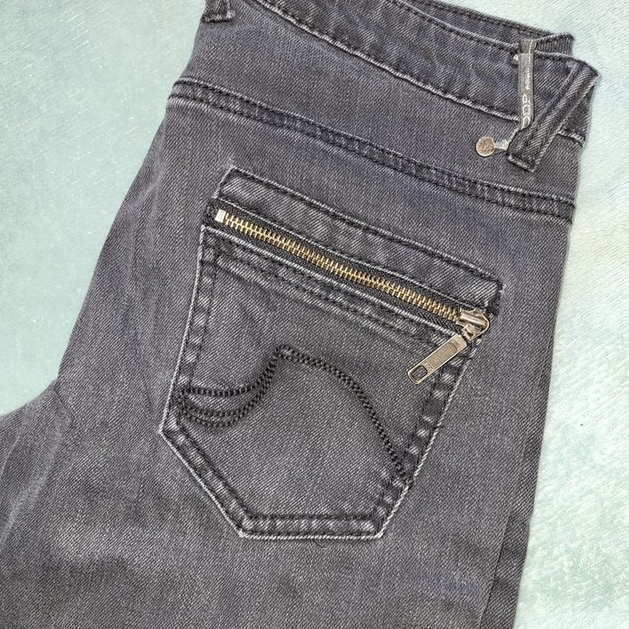 Jeans Vintage Y2K Femme Broderie 👖 DDP - Taille 36 - photo numéro 2