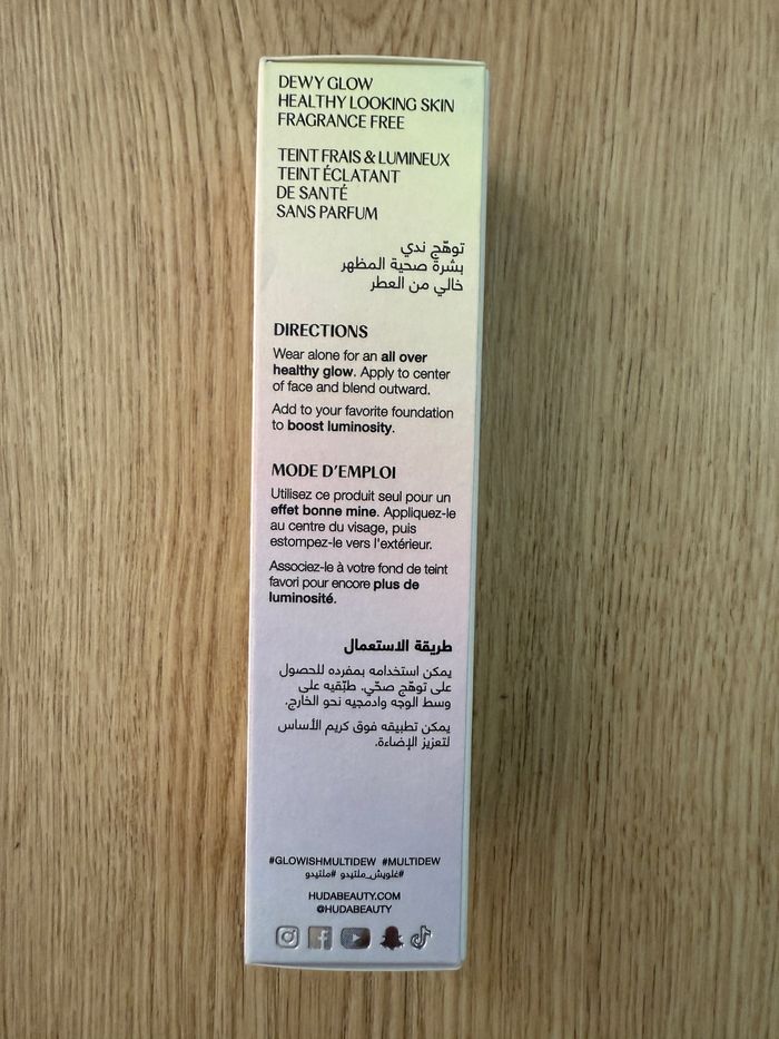 Huda beauty. - Glowish multi dew- 10 deep tan - photo numéro 3