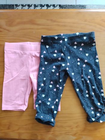 Bermudas fille 4 ans lot de 2