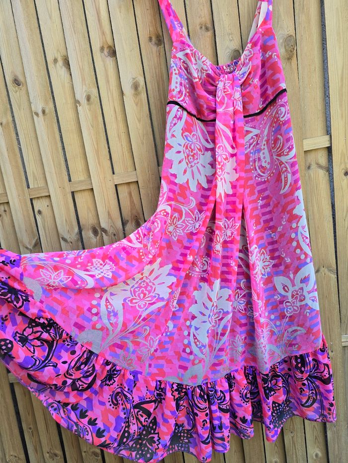 Robe voilage 🍒vintage 80🍒taille 42/44 - photo numéro 4
