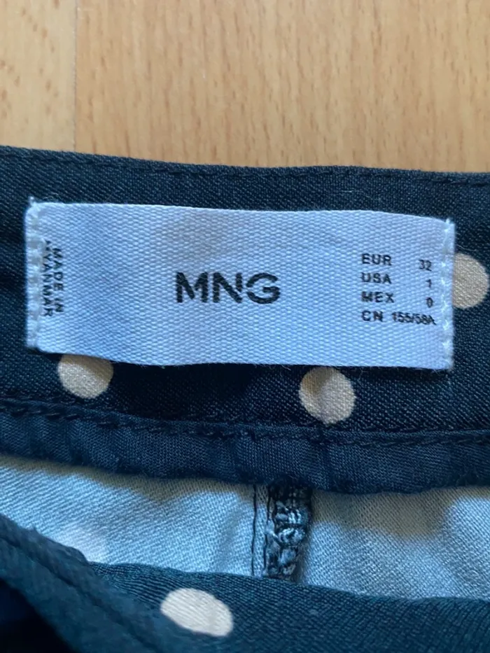 Pantalon slim à pois - Mango - photo numéro 7