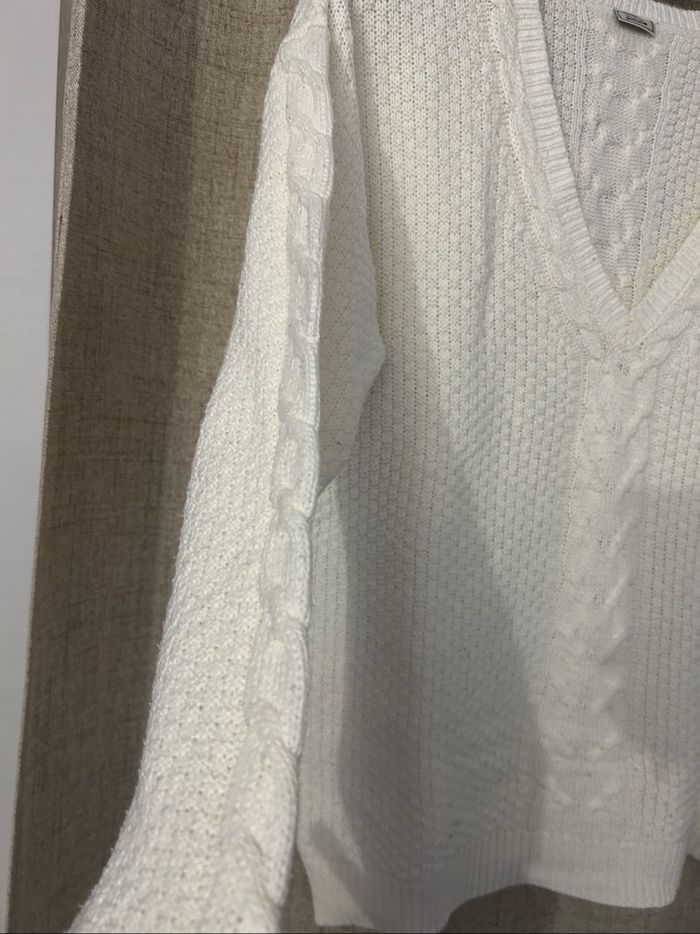 Pull Cole V blanc - photo numéro 4
