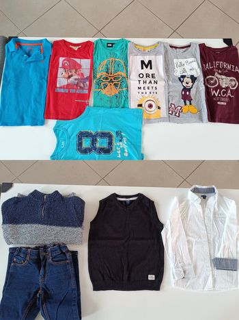 Lot vêtements garçon