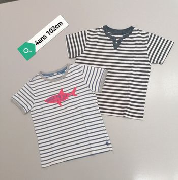 Lot de 2 tee-shirt 4ans Okaidi