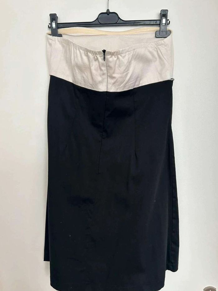 Robe bustier  noire/creme  T42 - photo numéro 4