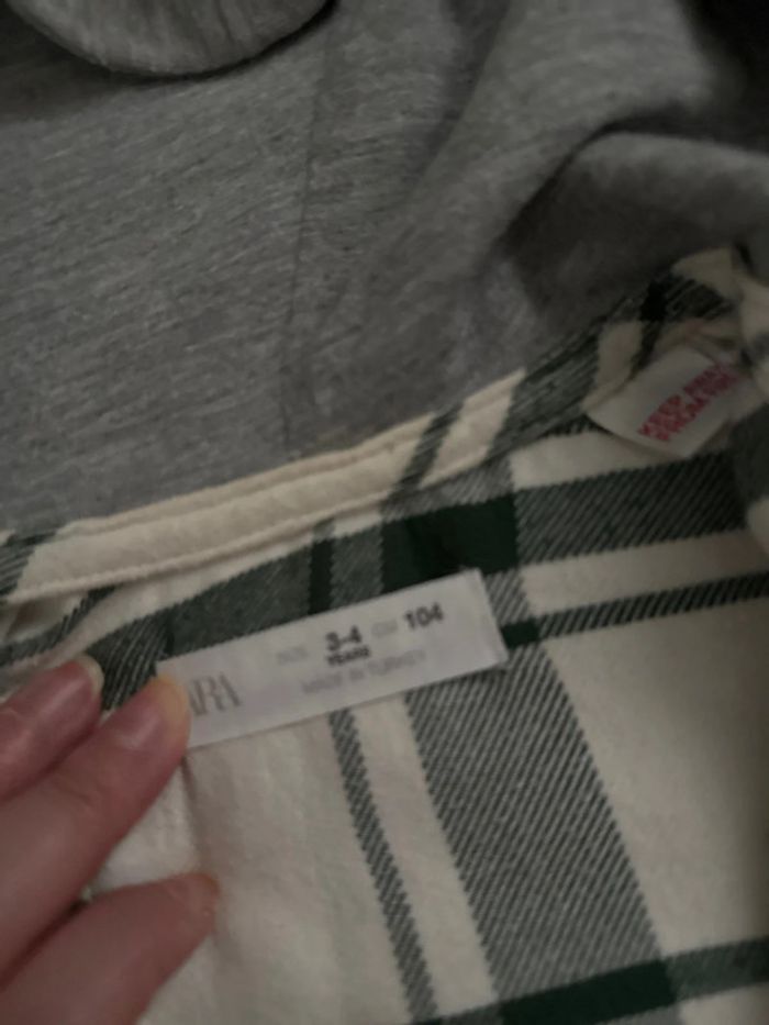 Sur chemise à capuche zara kids - photo numéro 3