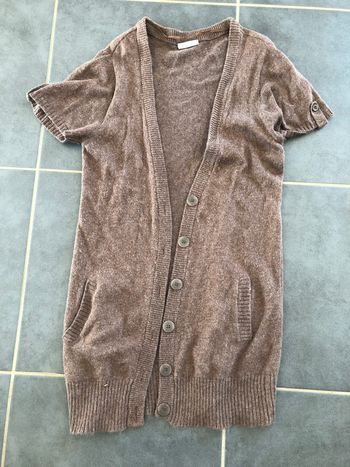 Gillet long sans manche