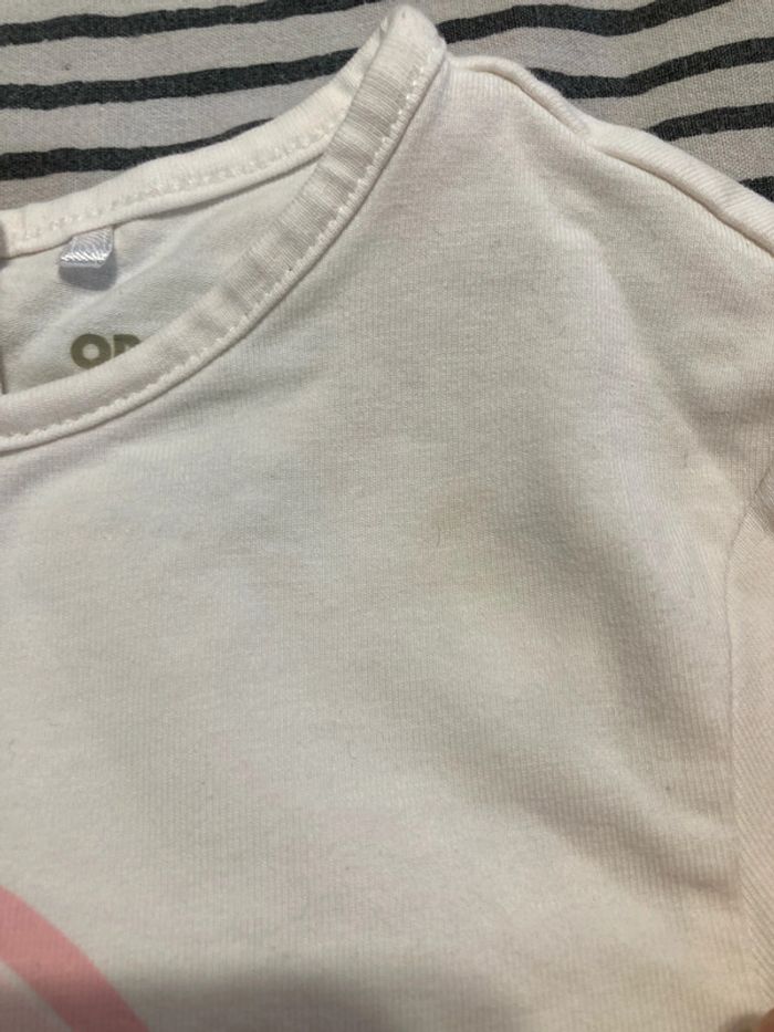 Lot de 2 tee shirt manches longues Bébé fille - photo numéro 3