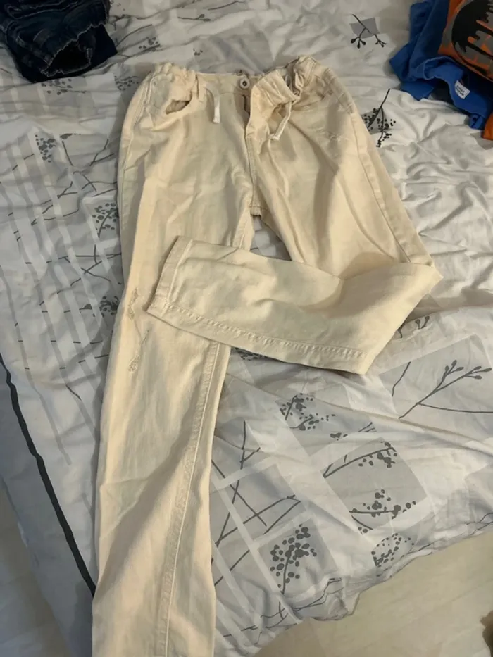 Jean léger beige
