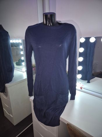 Robe pull bleue